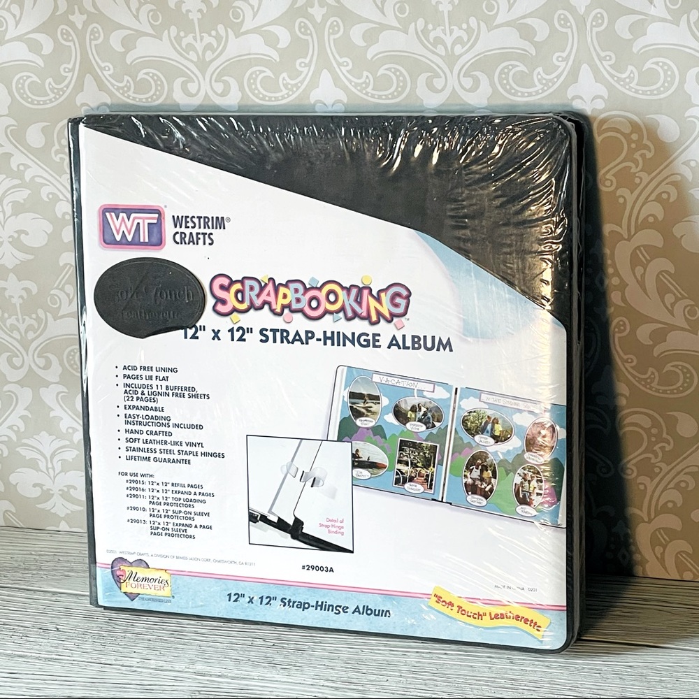 NEW Westrim 12X12 Scrapbook Photo Albums Smoke